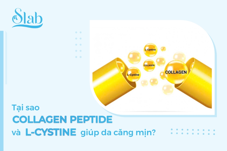 Tại sao Collagen Peptide và L-Cystine giúp da căng mịn?